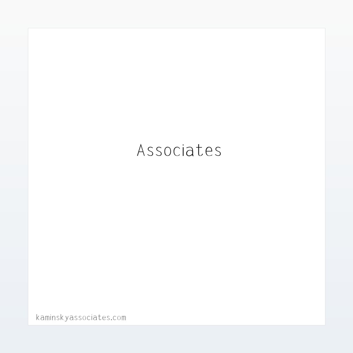 Products - Kaminsky Associates 方图